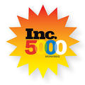 Starburst-shaped logo with "Inc. 5000 Honoree" in bold, colorful letters on an orange-yellow gradient, celebrating JES Foundation Repair's achievement of being named to the Inc. 5000 Fastest-Growing Companies in the Nation.