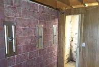 basement wall anchor system installed