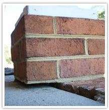 sinking concrete slab with gap