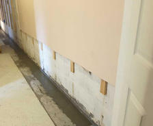 basement interior drain system