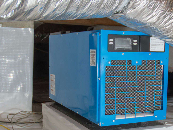 crawl space dehumidifier