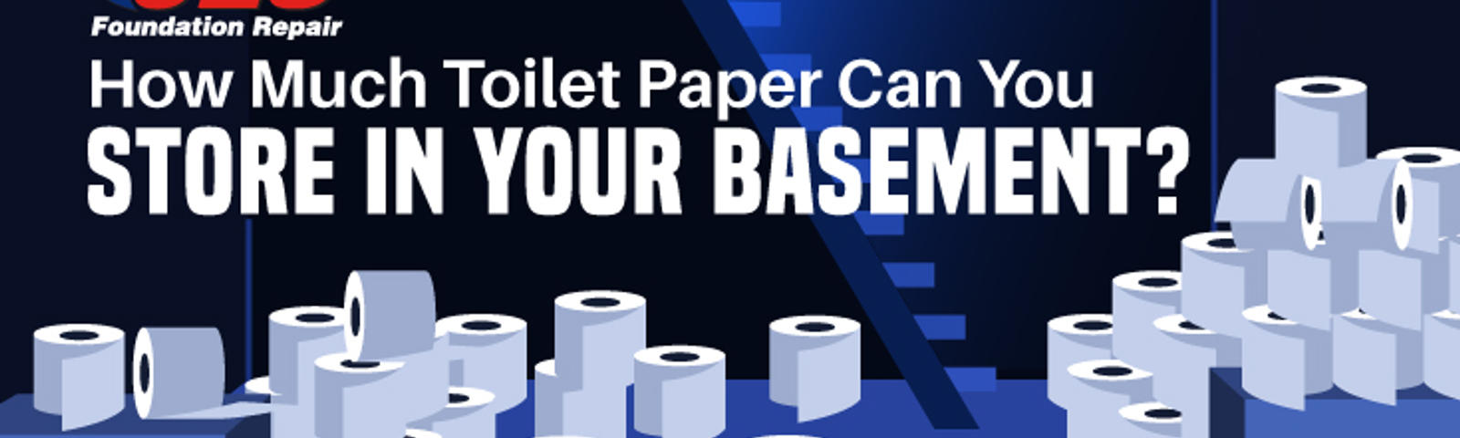 How Much Toilet Paper Can You Store in Your Basement?