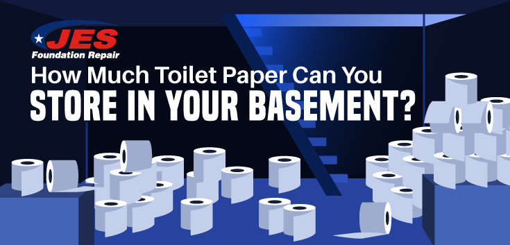 How Much Toilet Paper Can You Store in Your Basement?