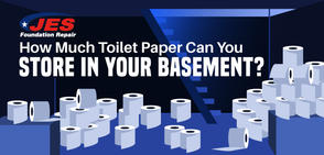 How Much Toilet Paper Can You Store in Your Basement?