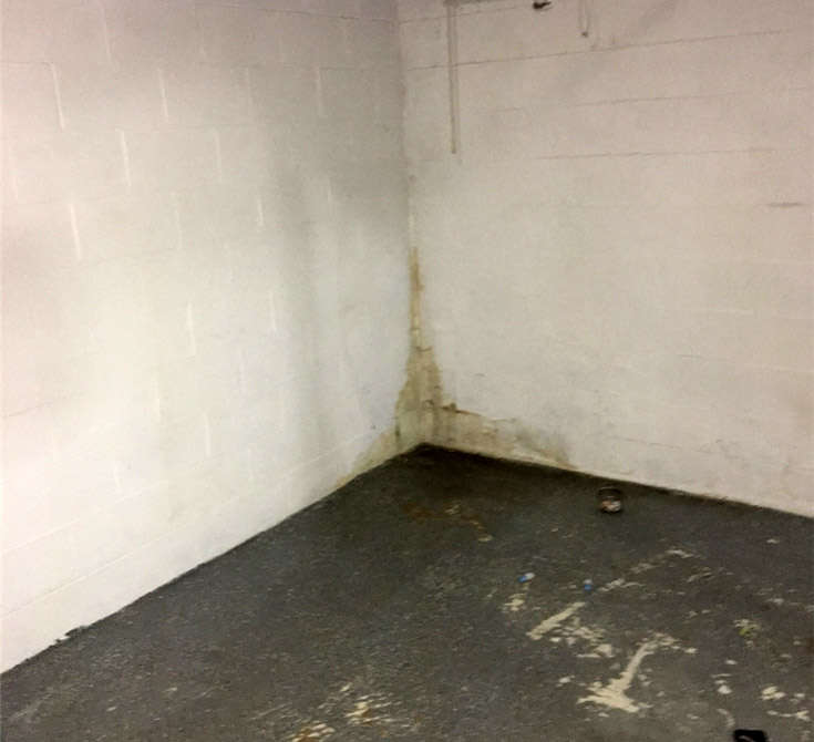 leak in the basement