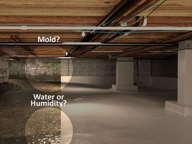 clean crawl space