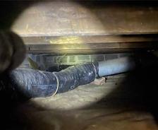 Inspection in a crawl space