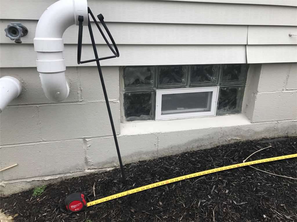 mulch near the foundation
