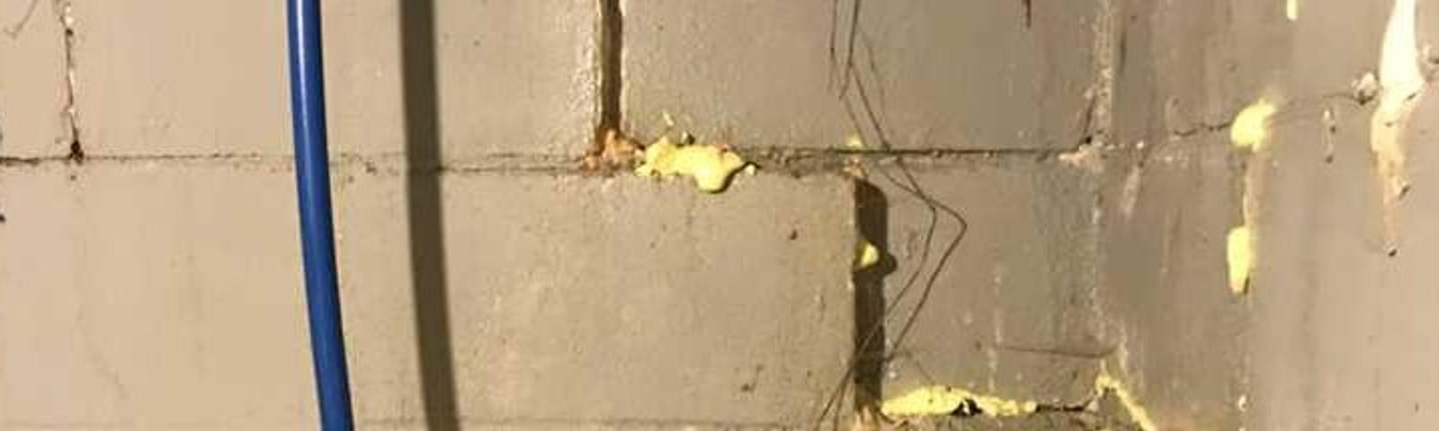 foundation crack