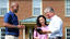 JES CFI meeting with homeowner presenting solution outside