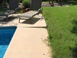cracks in concrete pool deck