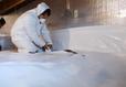 Crew Installing encapsulation