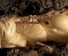 PolyRenewal foam used for concrete leveling underground