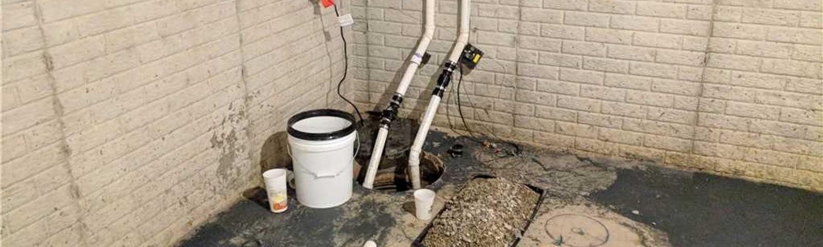 bad sump pump installation