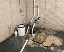 bad sump pump installation