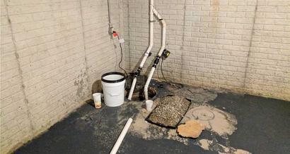 bad sump pump installation