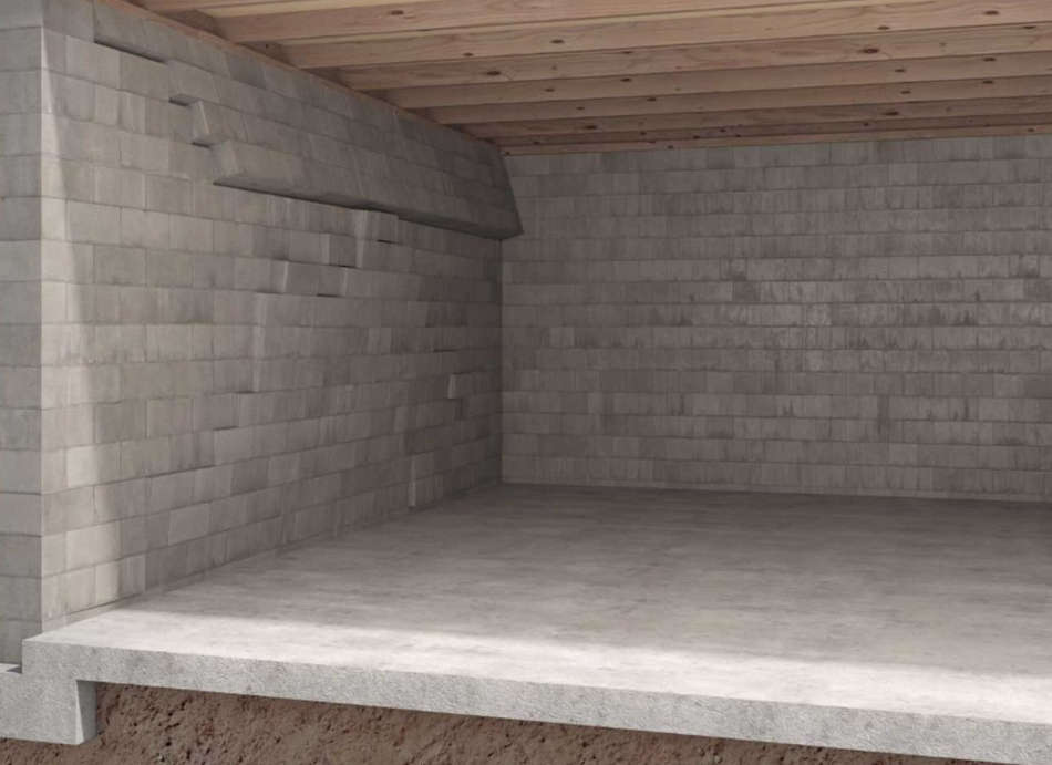 cracking and bowing foundation wall problems