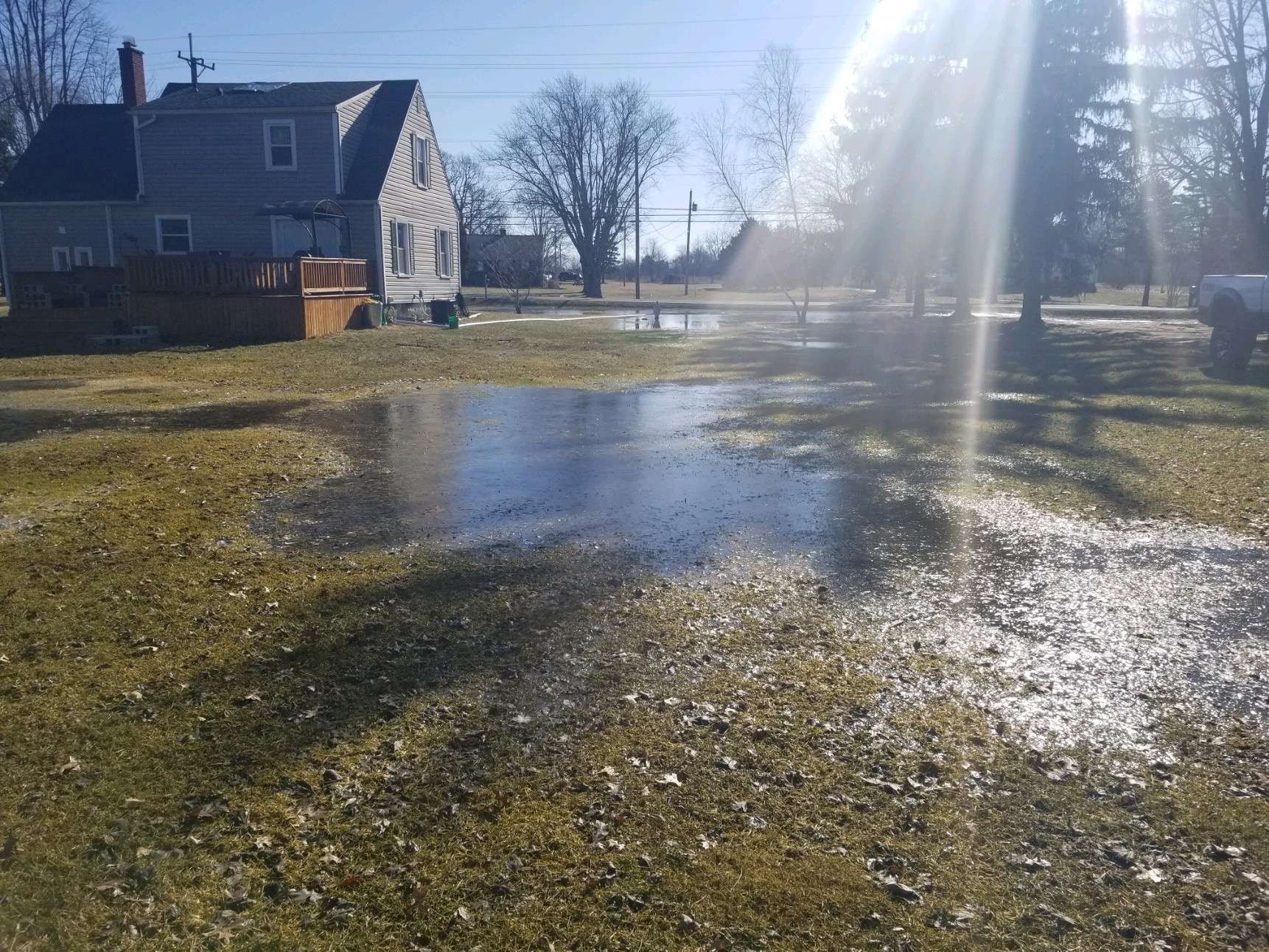 high water table
