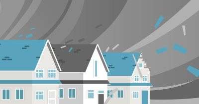 home damage due to wind