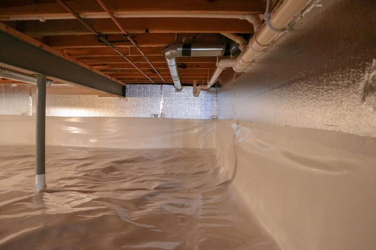 Crawl space encapsulation