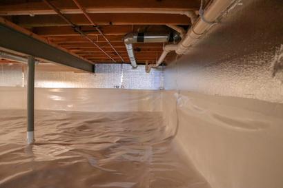 Crawl space encapsulation