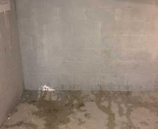 Water intrusion and leaking slab