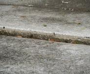 sinking concrete slab