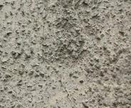 closeup view of concrete pitting