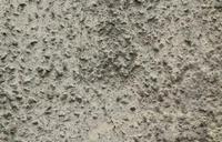 closeup view of concrete pitting