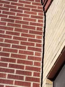 brick chimney separation from home