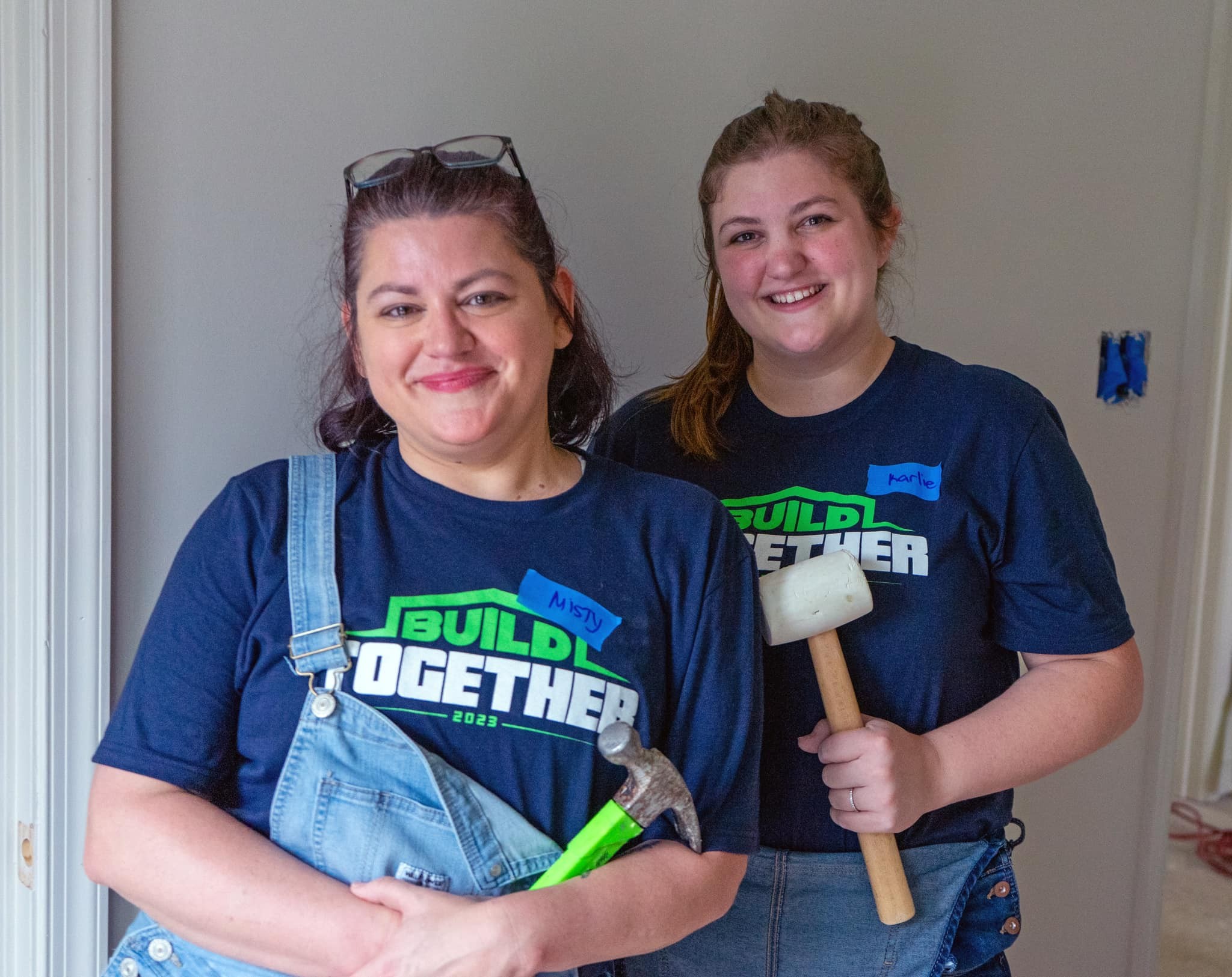 JES and Habitat for Humanity volunteers in Richmond, VA.