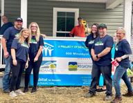 JES Foundation Repair and Habitat for Humanity volunteers.
