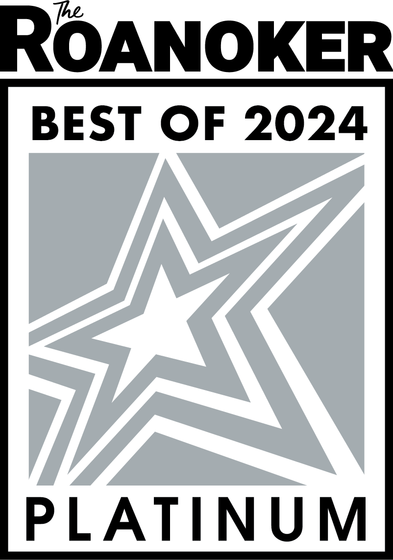 The Roanoker Best of 2024 Platinum badge