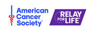Logos of the American Cancer Society and Relay for Life on a white background.