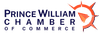 Logo of Prince William Chamber of Commerce with stylized compass graphic.