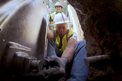 Mike Rowe joins the Groundworks team to perform basement repair