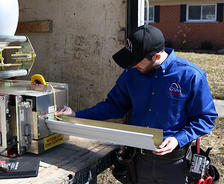 seamless gutter machine