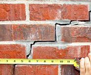 cracked bricks