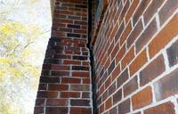 Cracked chimney