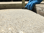 Unlevel concrete slab