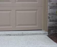 Concrete slab before concrete leveling.