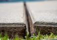 Uneven concrete slabs