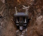 Close-up image of push piers
