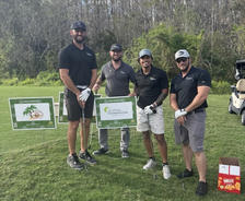 AFS employees taking part in a golf tournament for Ronald McDonald House Charities of Tampa Bay