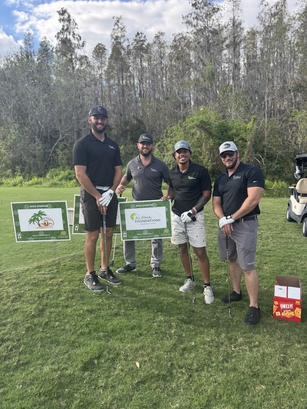 AFS employees taking part in a golf tournament for Ronald McDonald House Charities of Tampa Bay