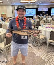 Alpha Foundations employee at the 18th Annual Bricks & Sticks Fishing Tournament