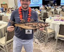 Alpha Foundations employee at the 18th Annual Bricks & Sticks Fishing Tournament