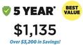 5-year membership graphic