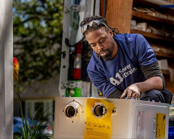 A1 technician with tankless water heater.
