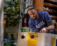 A1 technician with tankless water heater.